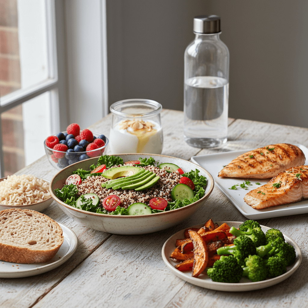 Healthy Fitness Food Spread