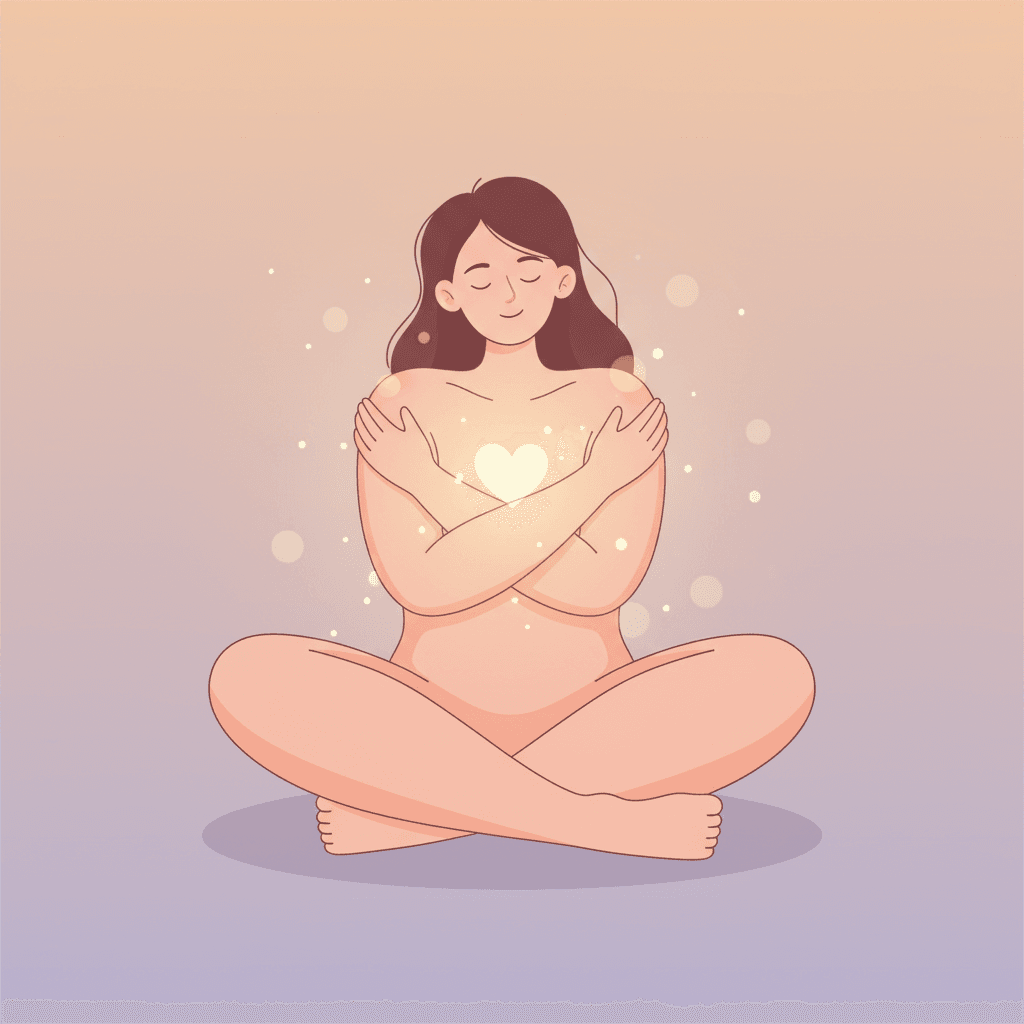 Self compassion illustration