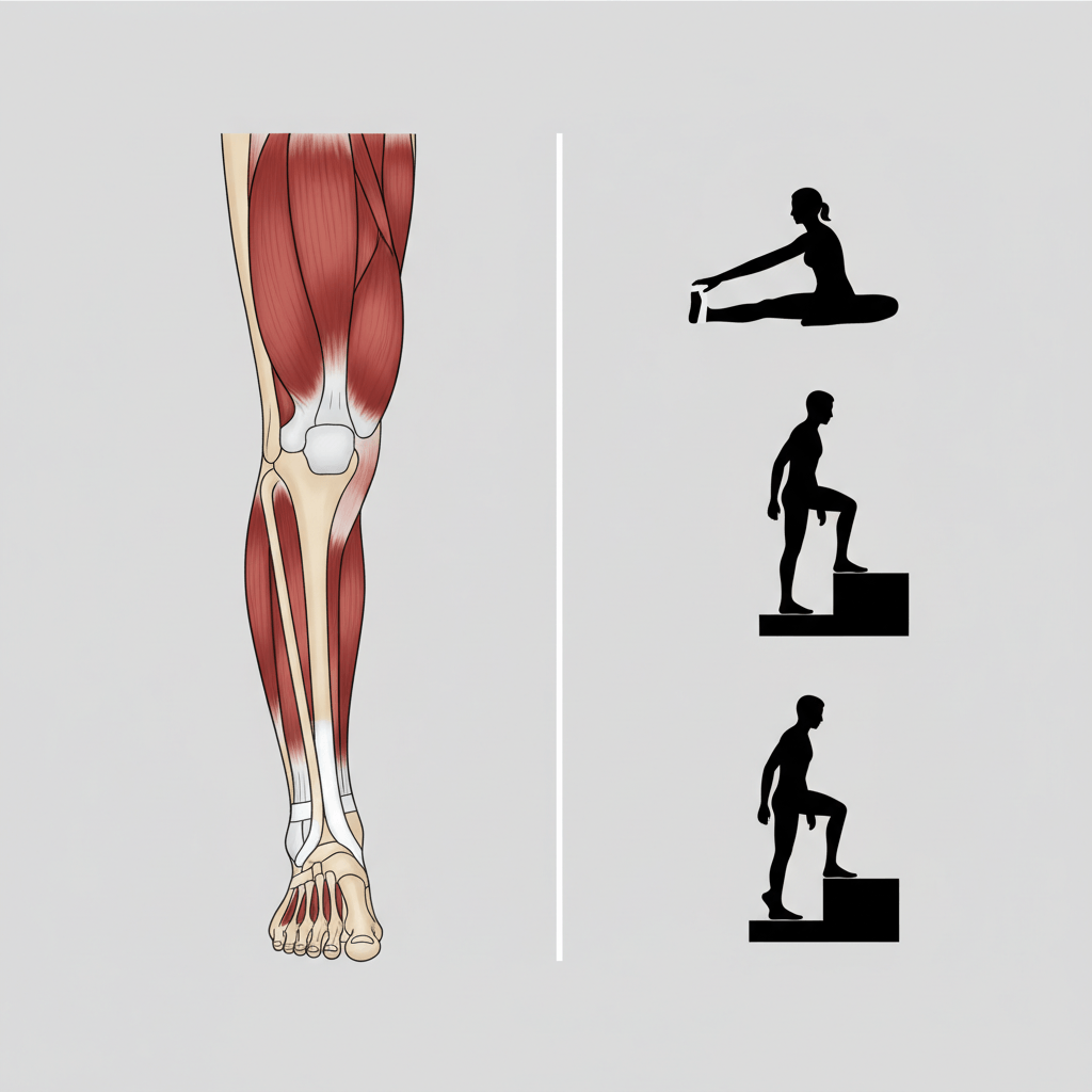 Achilles anatomy and rehab visual