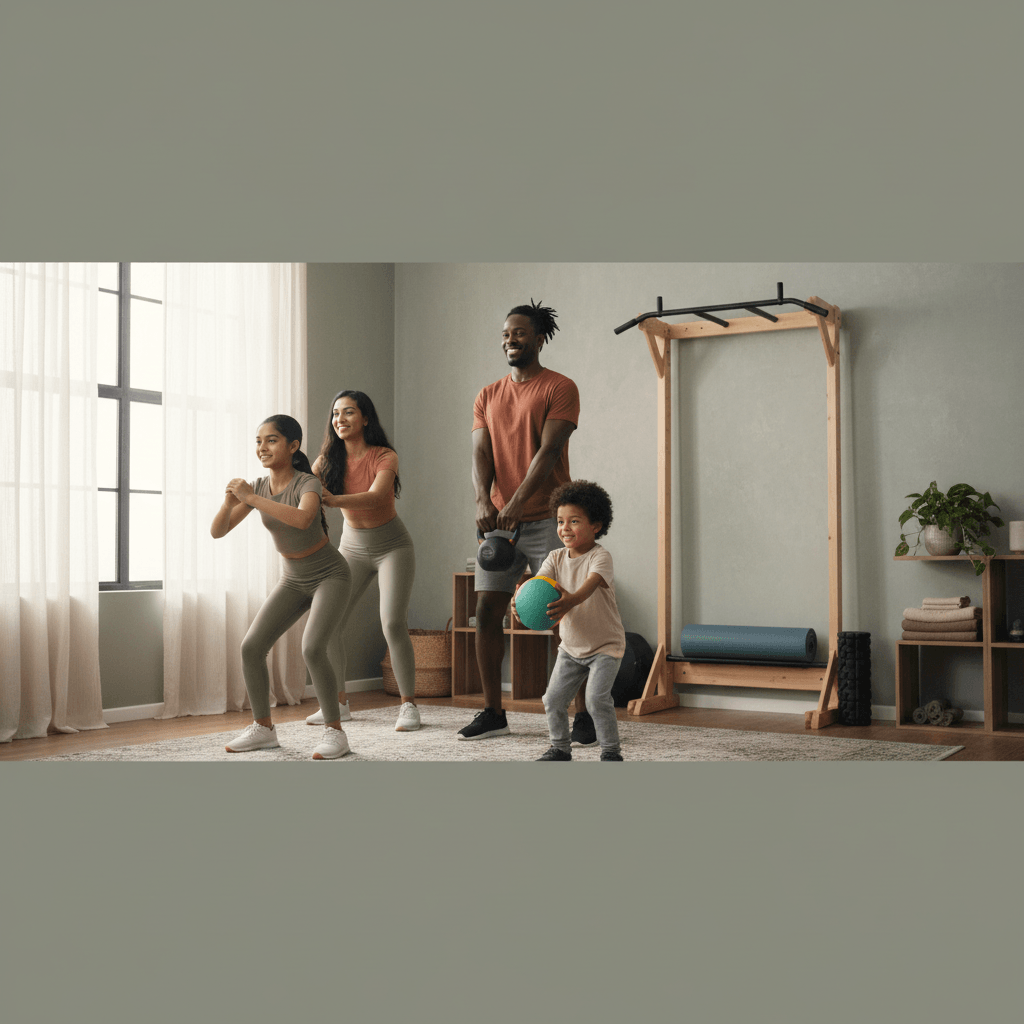 family home gym image